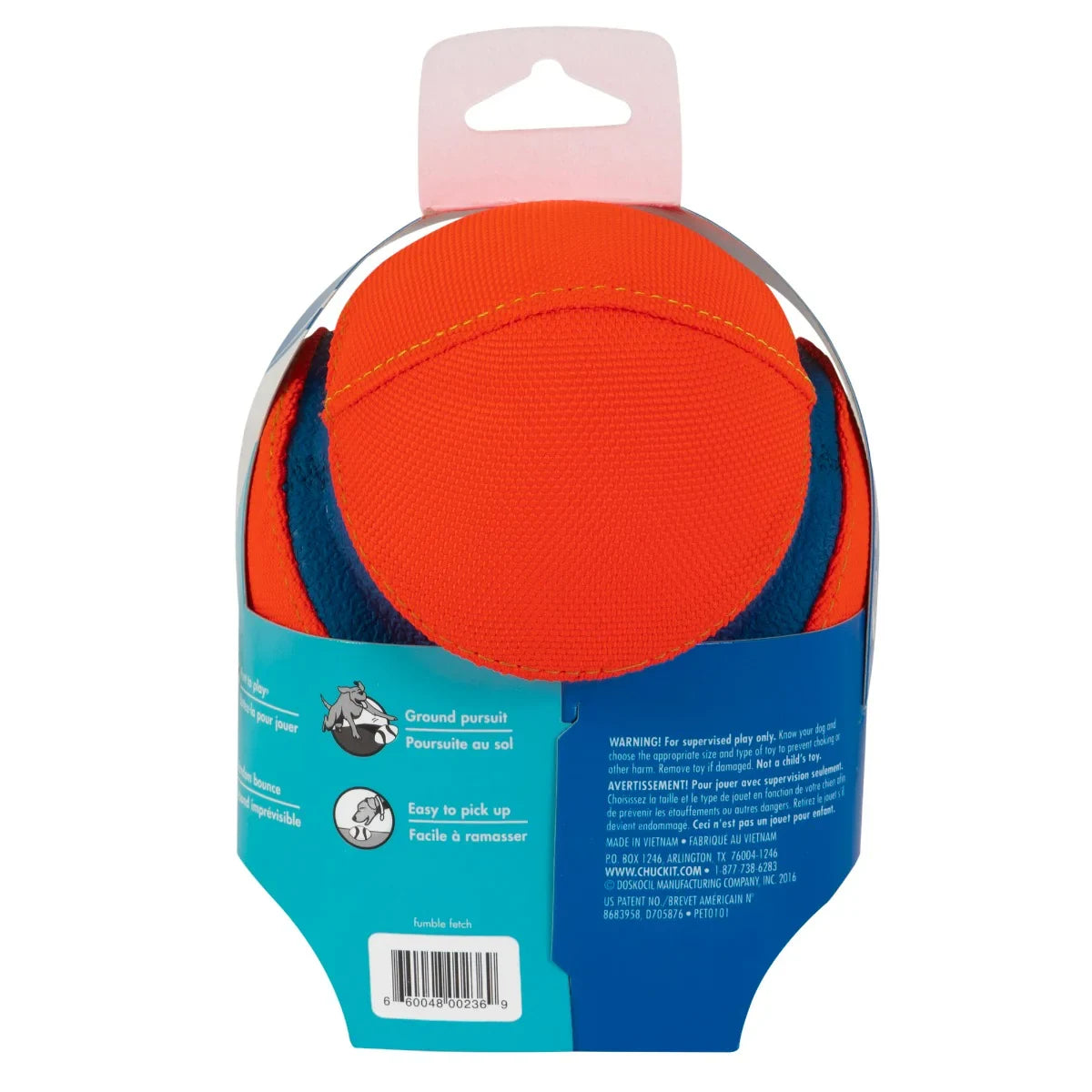 Chuckit! Fumble Dog Fetch Toy - Small - Zigly