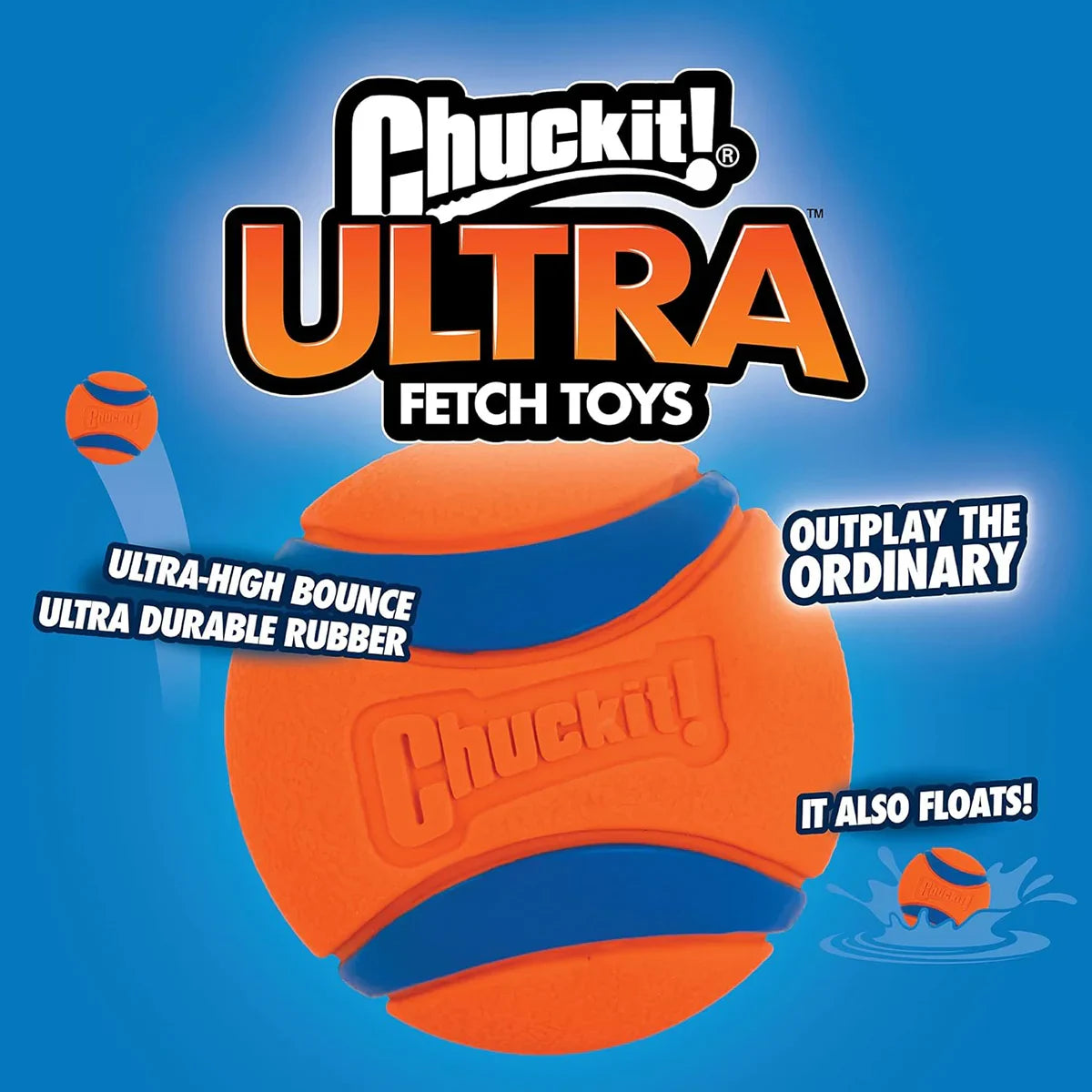 Chuckit! Ultra Ball  Pack of 1 - Zigly