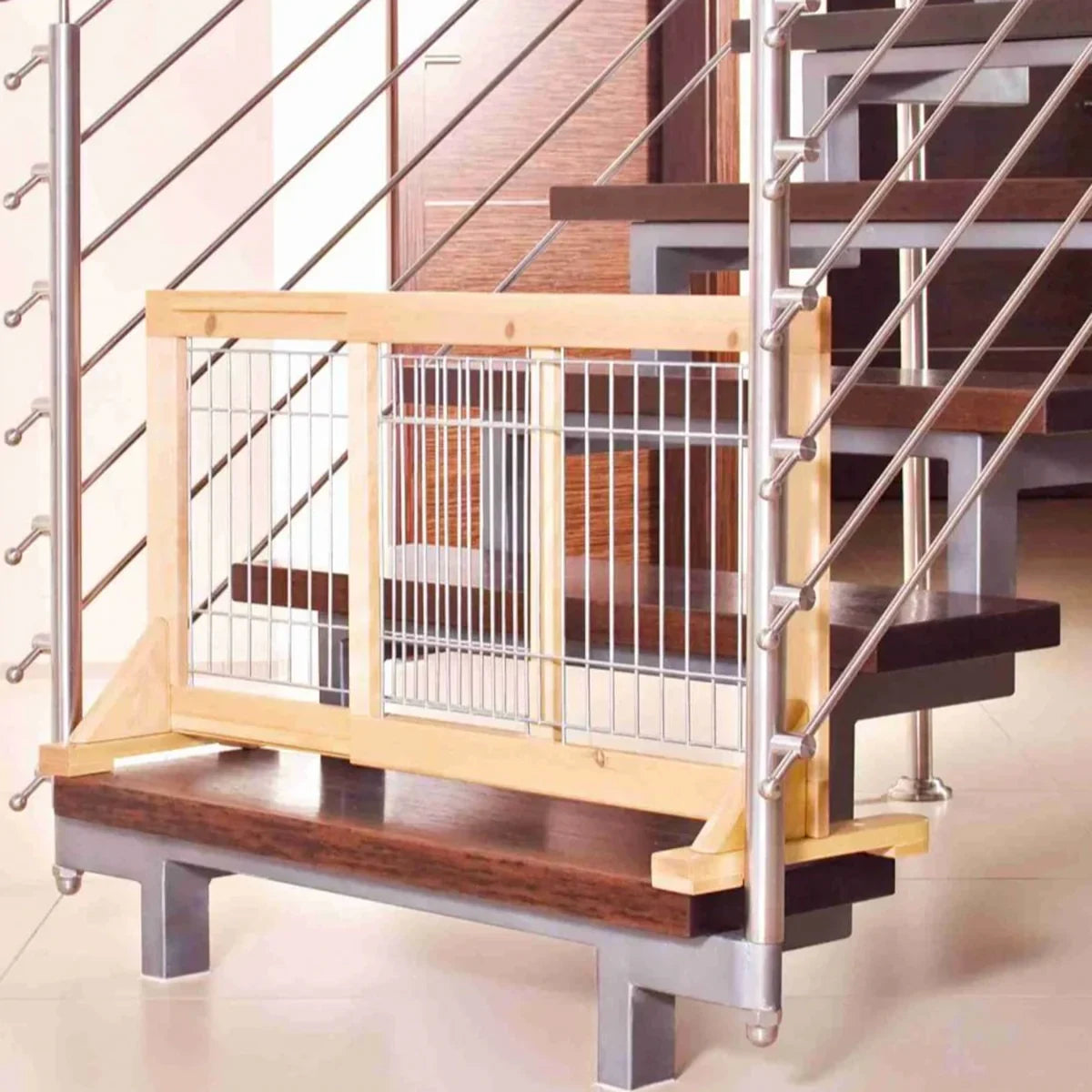 Trixie Wooden Dog Barrier - 65 - 108X50 cm - Zigly