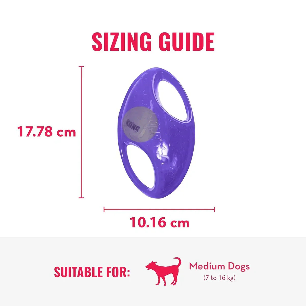 Kong Jumbler Football Dog Toy Large - Zigly