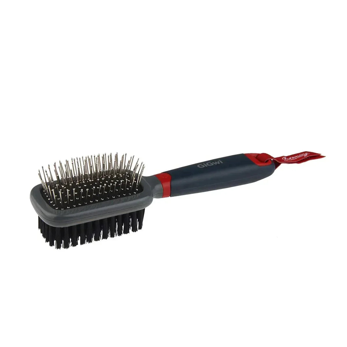 GiGwi Double-Sided Brush with Nylon Bristles & Pins for Dogs & Cats - Zigly