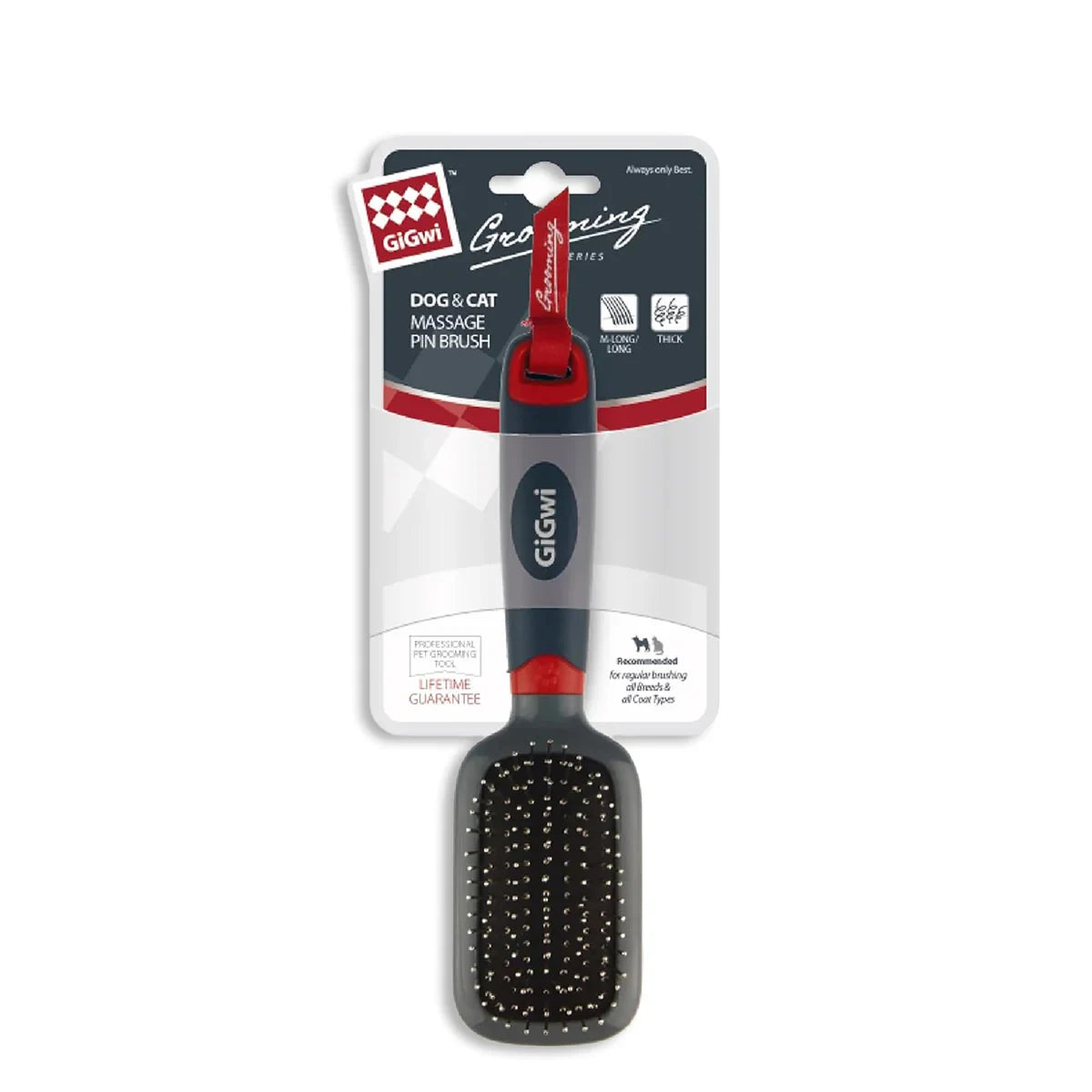 GiGwi Pin Brush for Dogs & Cats - Zigly