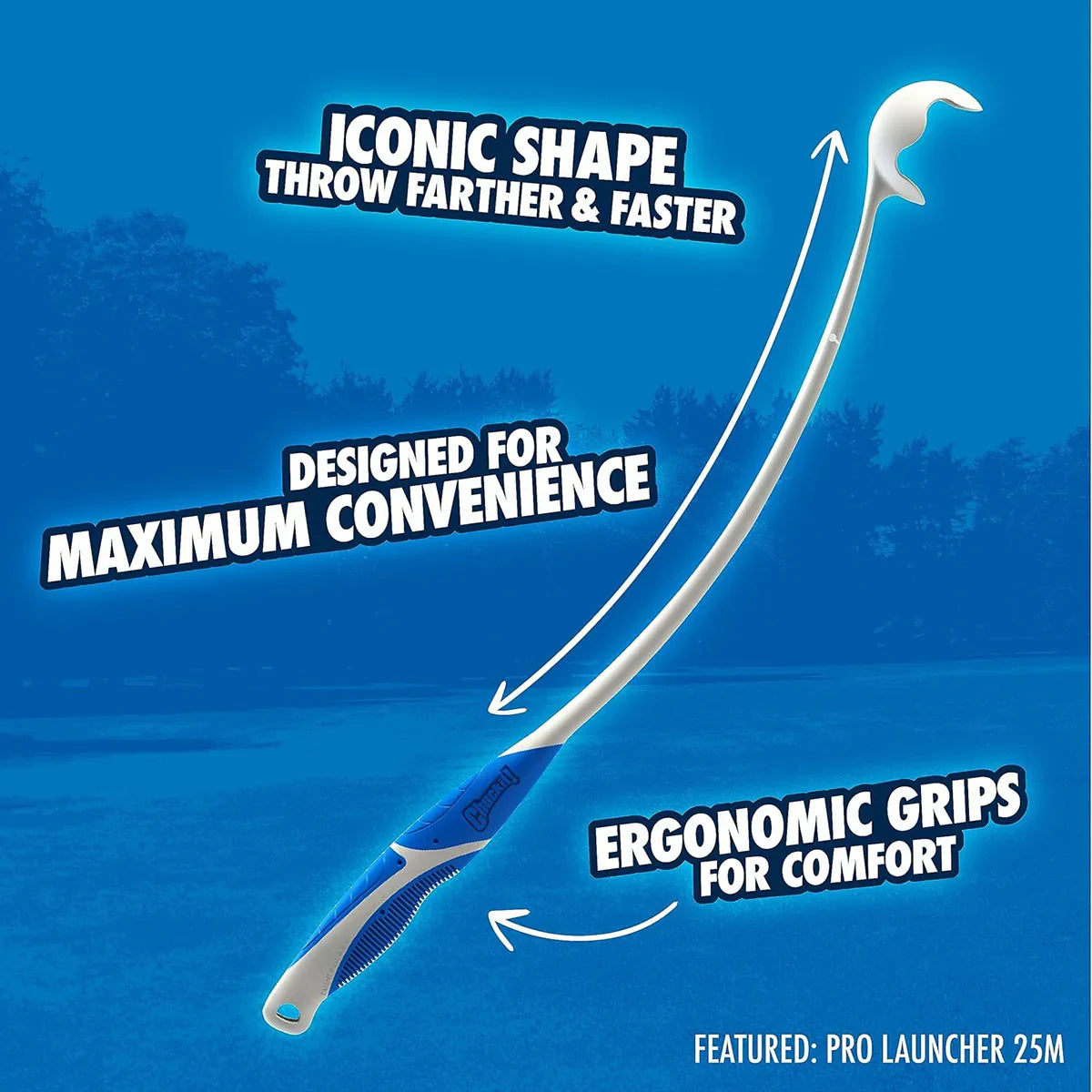 Chuckit! Sport Ball Launcher  Assorted Colours  25 inch length - Zigly