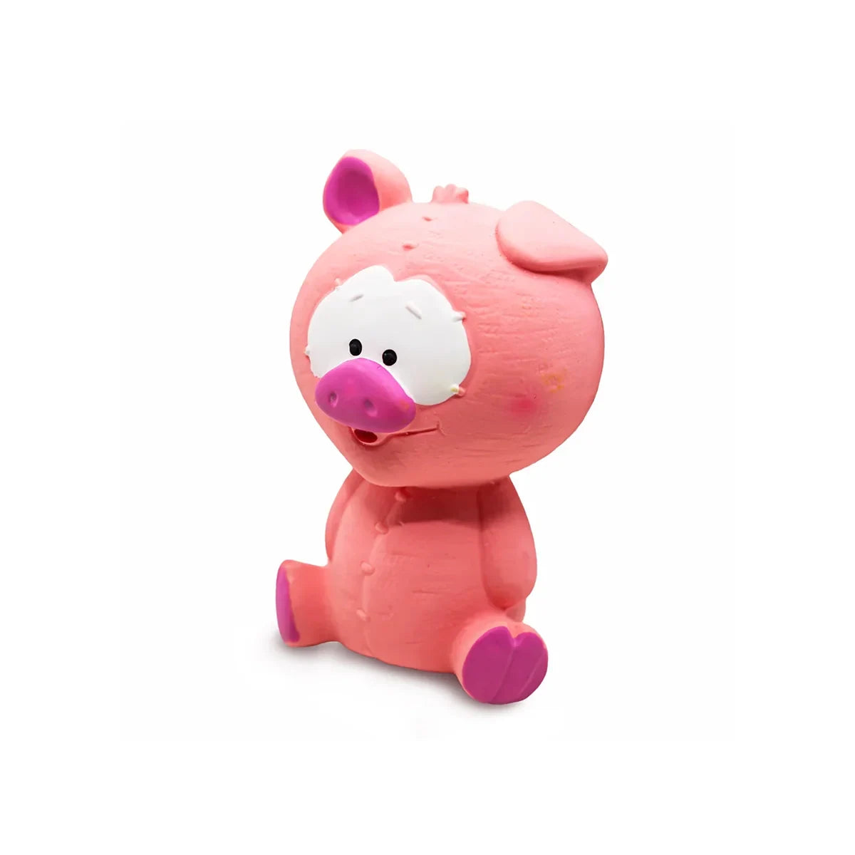 Fofos Latex Bi Pig Squeaky Dog Toy - Zigly