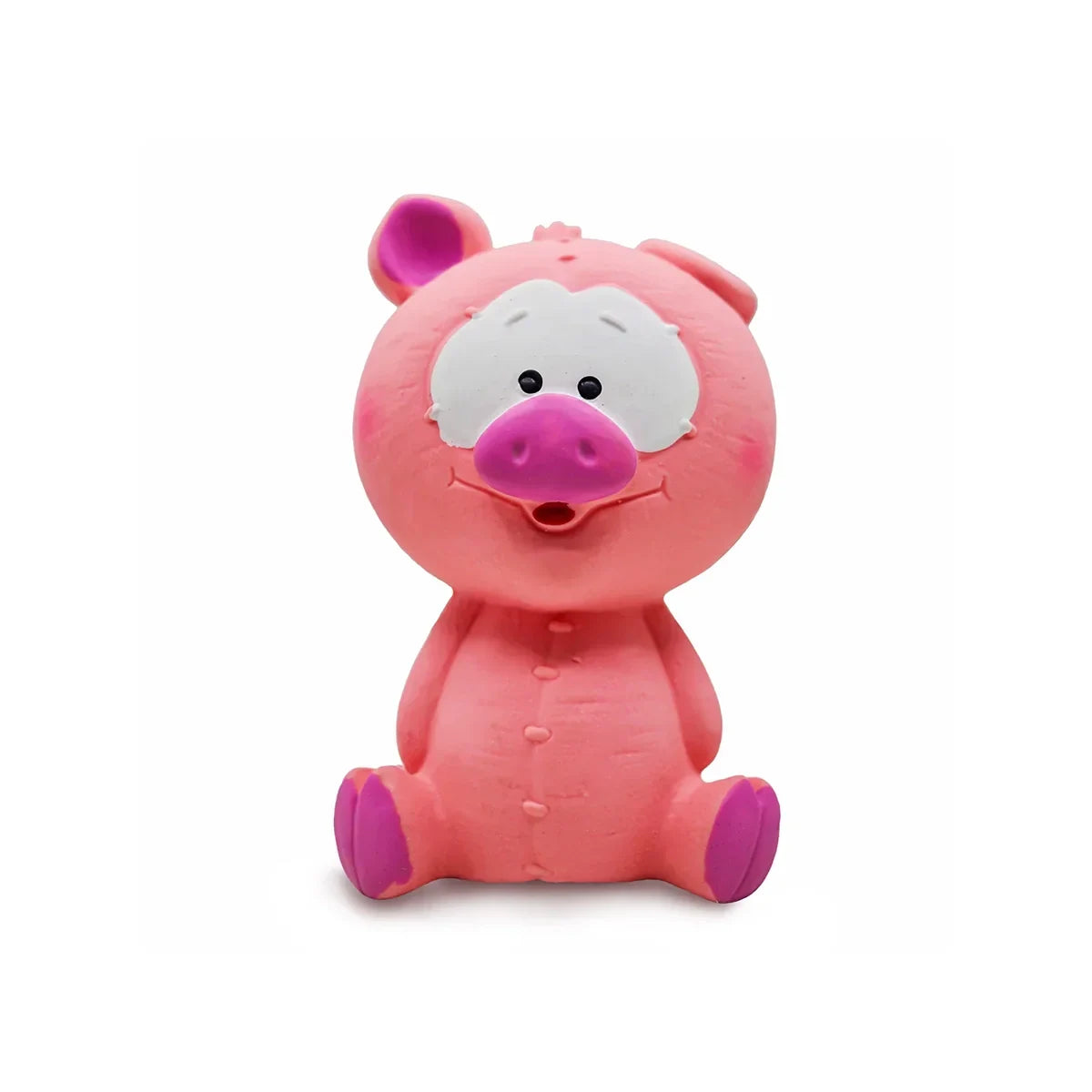 Fofos Latex Bi Pig Squeaky Dog Toy - Zigly