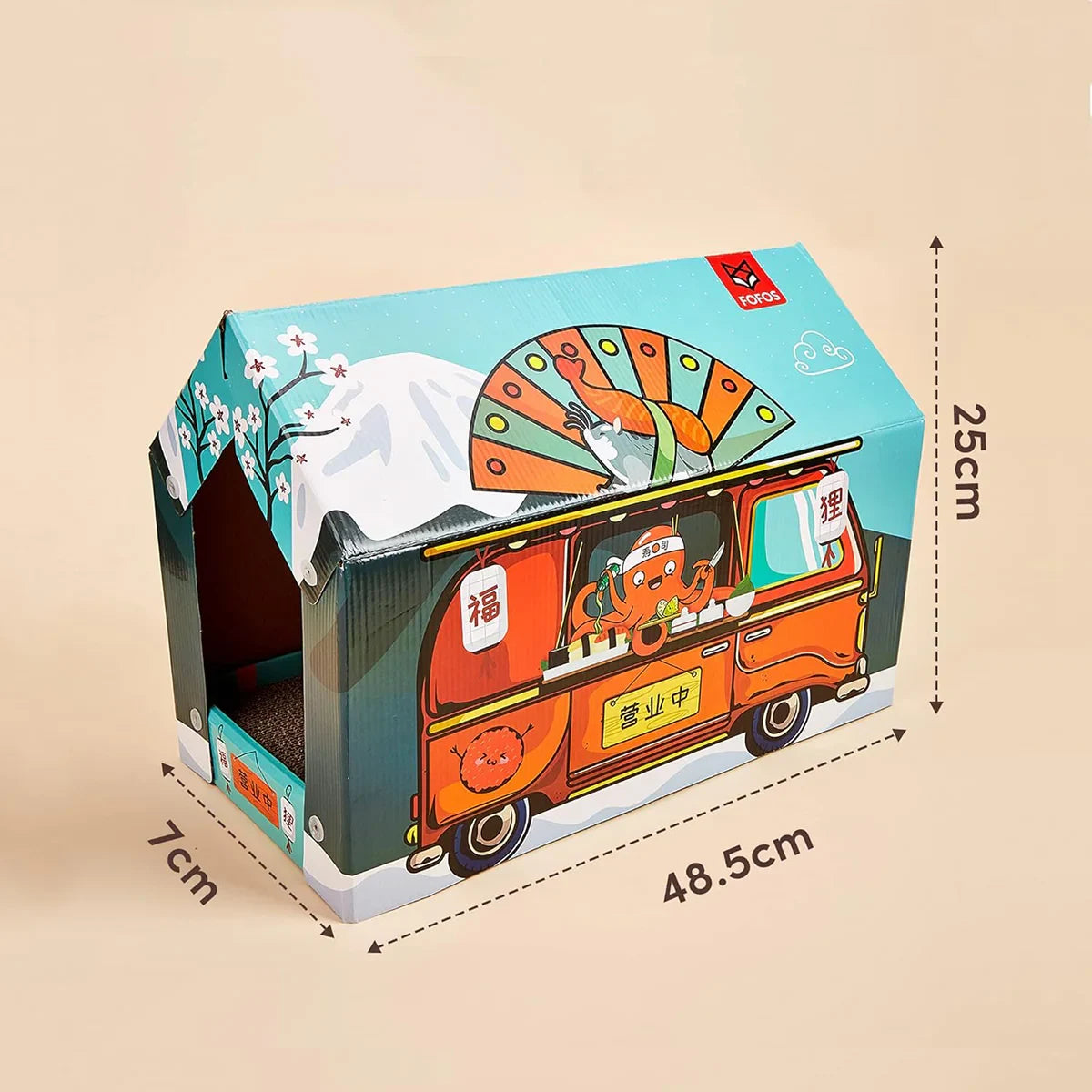 Fofos Sushi Truck Cat Scratcher - Zigly