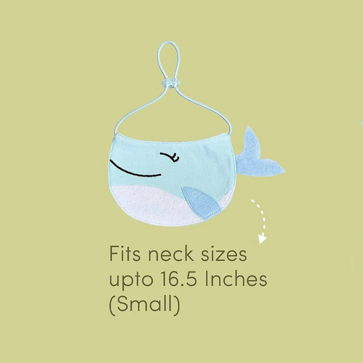 FOFOS Cute Whale Dog Cat Bib Bandana in Small size from zigly