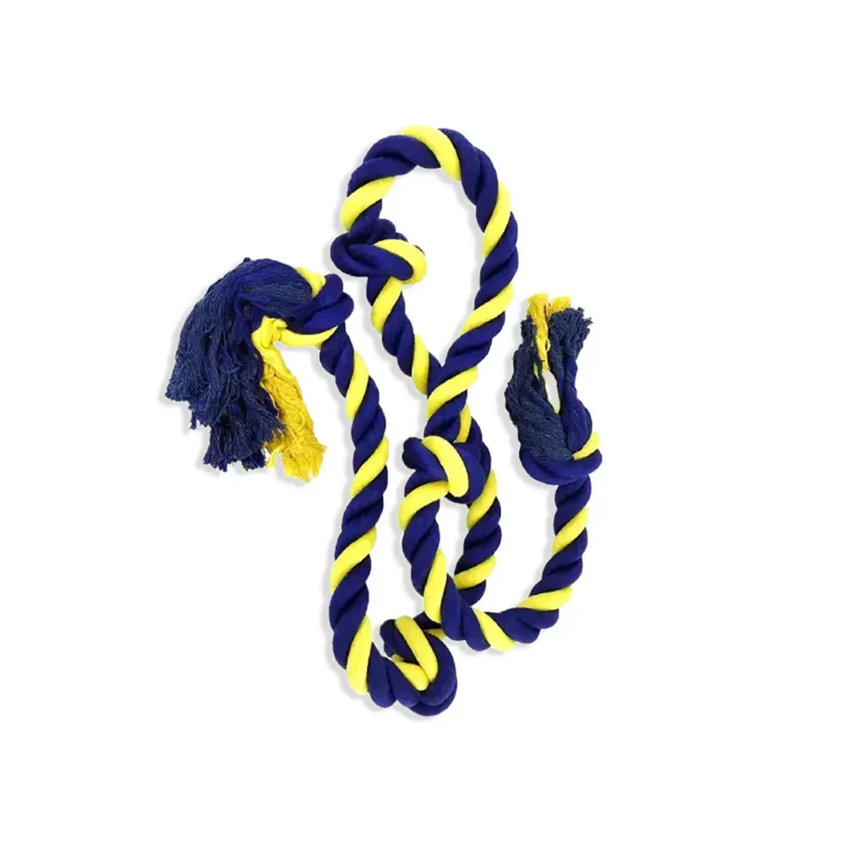 Giant Five Knot Cotton Rope Dog Toy - 72 inch - Zigly