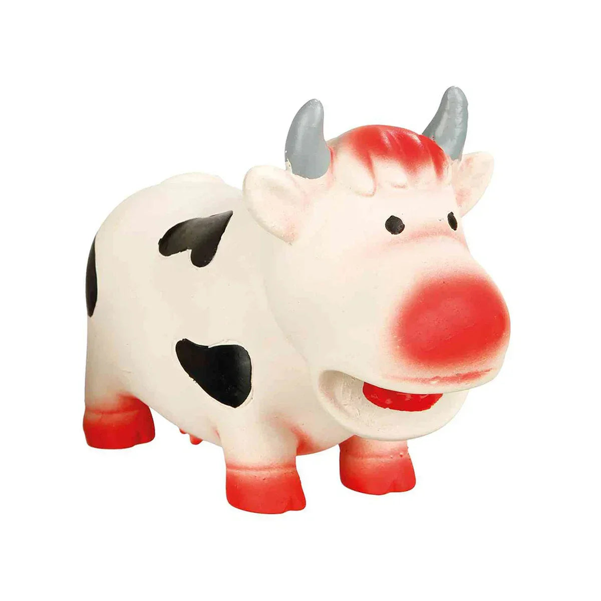 Trixie Cow Latex Original Animal Sound Dog Toy - 19cm - Zigly