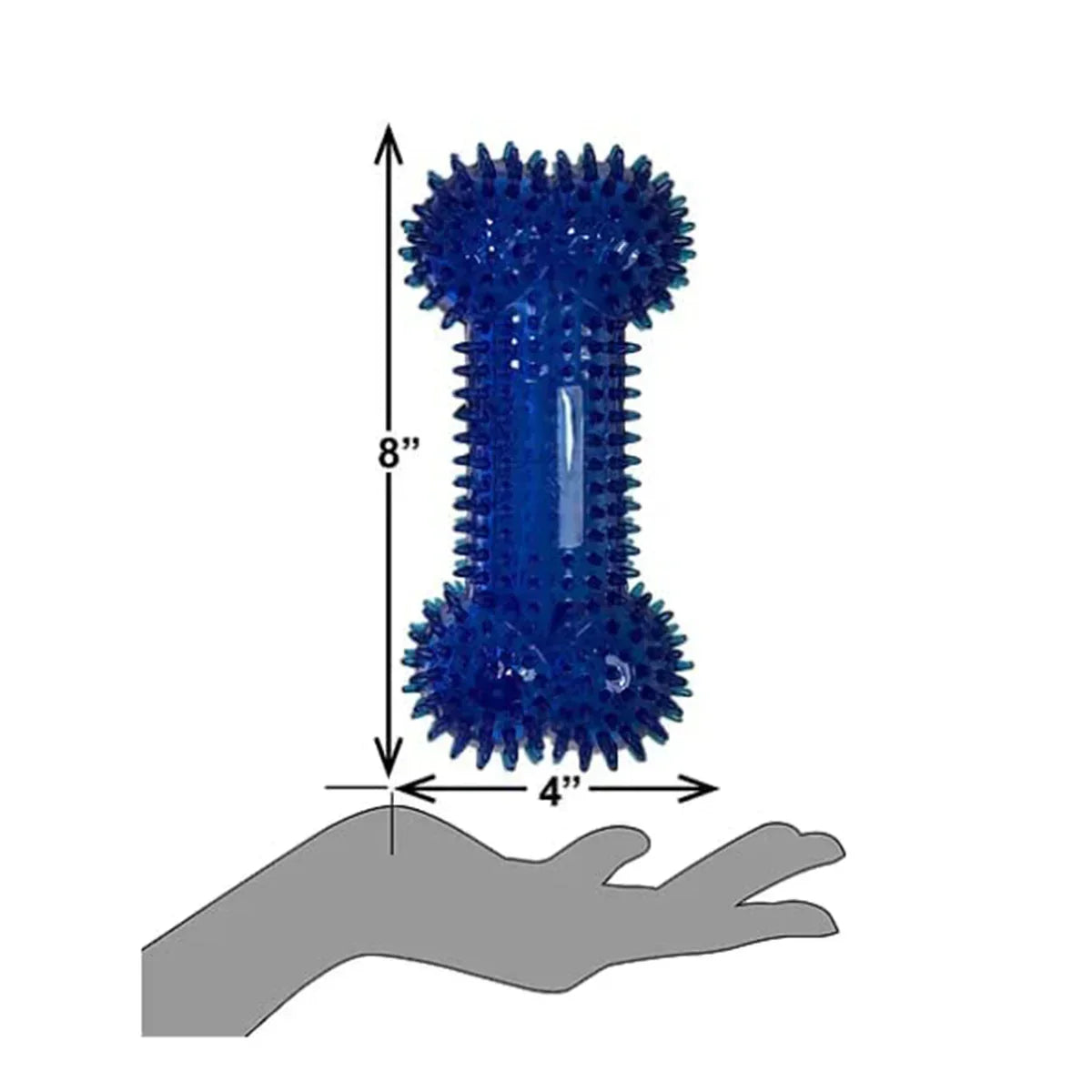 Gorilla Spiky Bone Large Dog Toy - 20 cm - Zigly