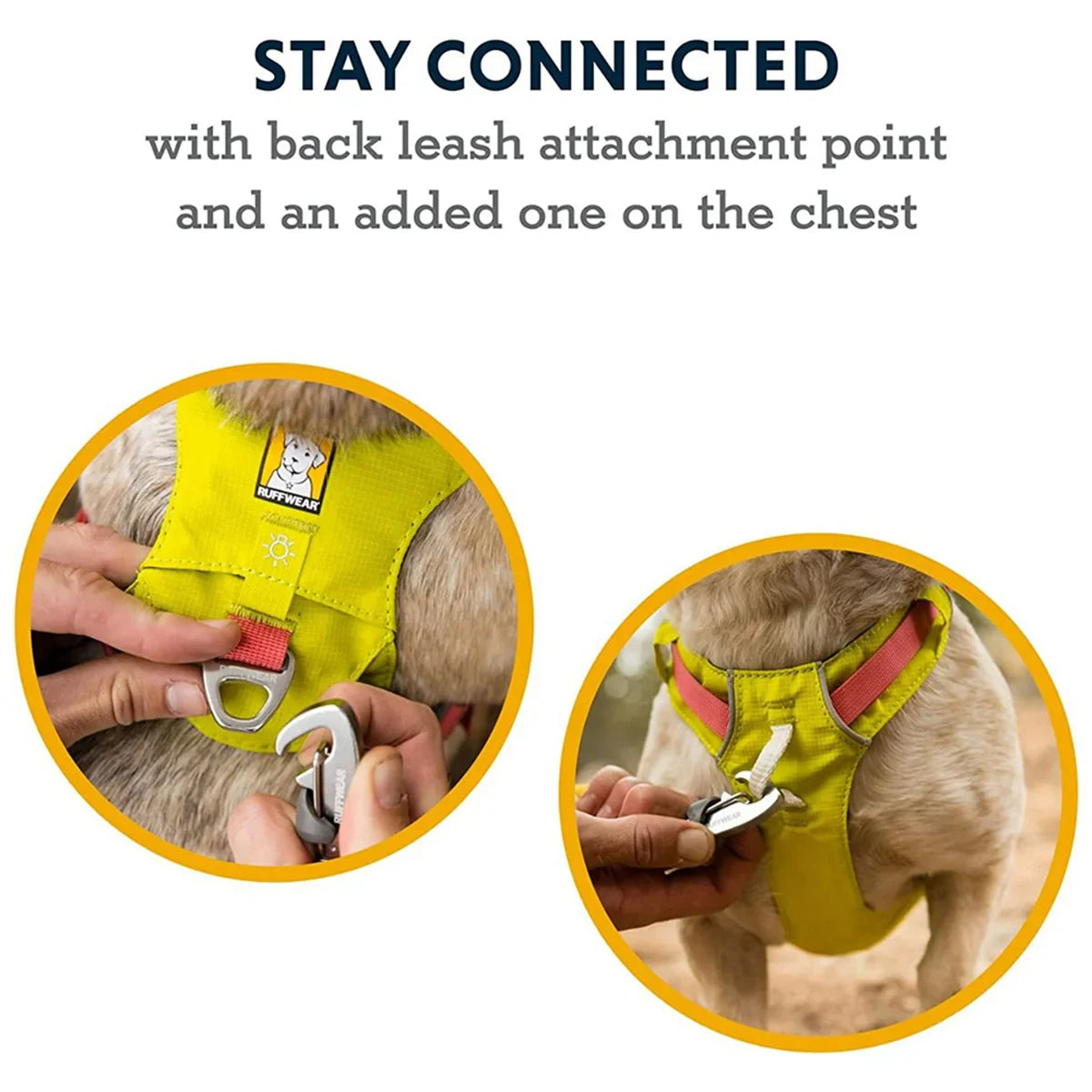 Ruffwear Hi & Light Harness Lichen Green - Zigly