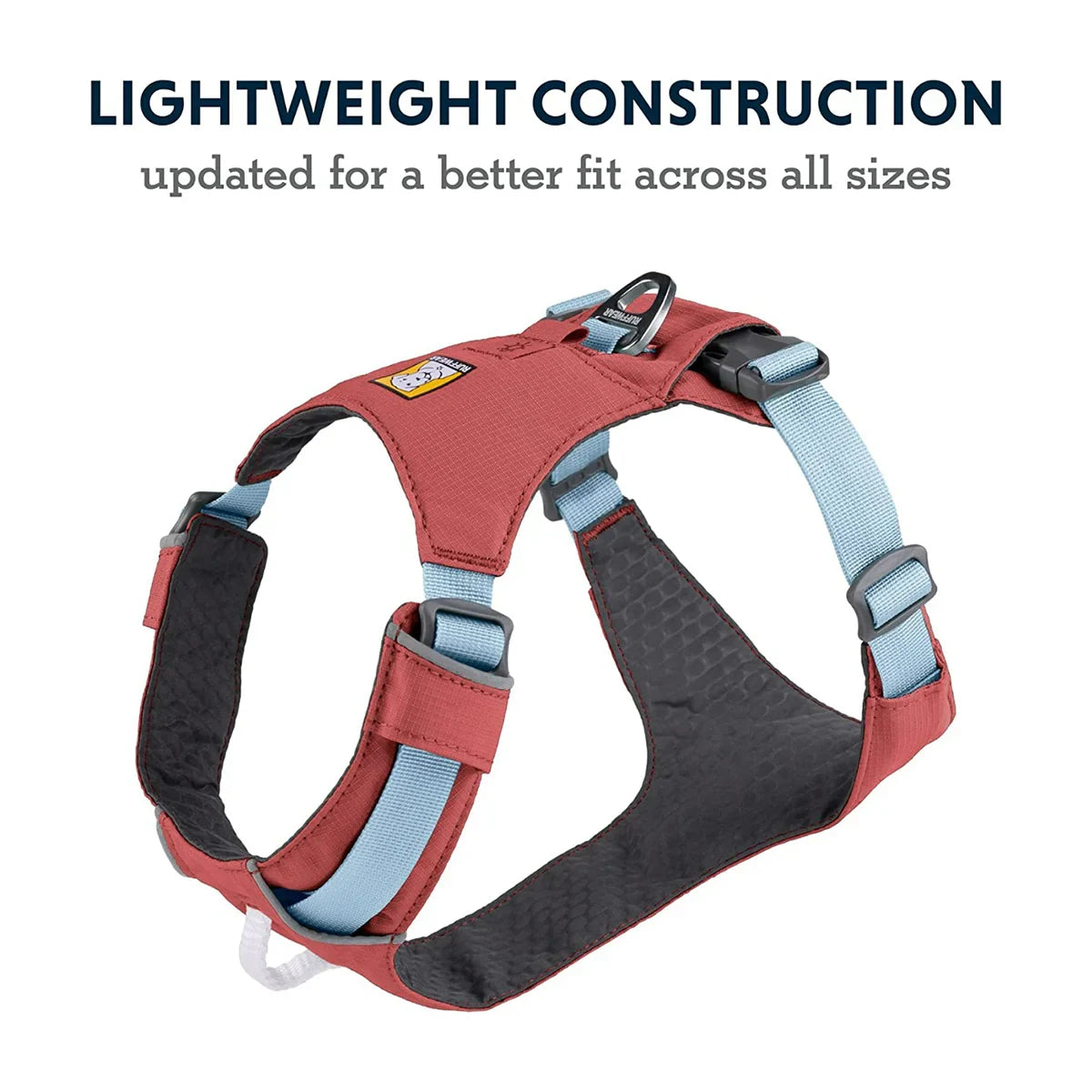 Ruffwear Hi & Light Harness Salmon Pink - Zigly