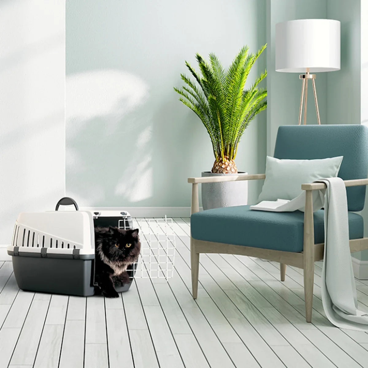 Savic Trotter 1 Pet Carrier - Dark Grey - 19X13X12 inch - Zigly