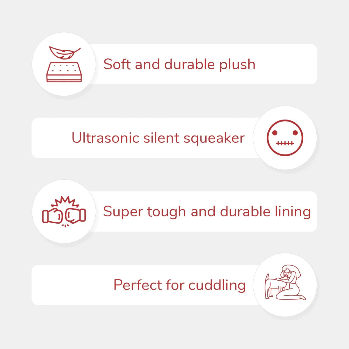 GoDog Silent Squeak Flips Pig Elephant with Chew Guard Technology Durable Plush Dog Toy - Zigly