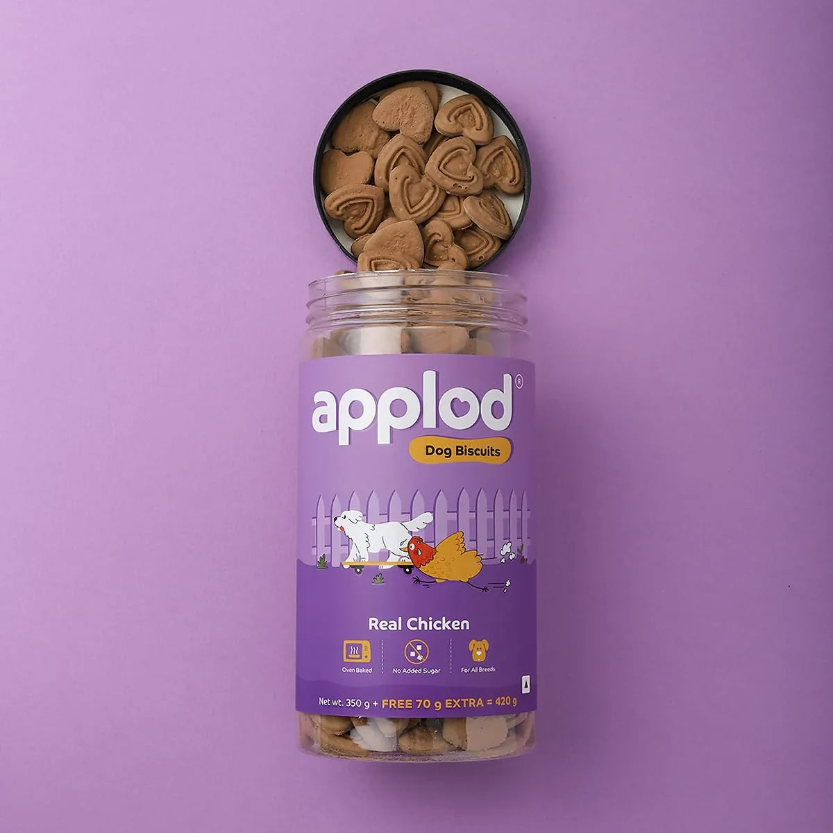 Applod Real Chicken Dog Biscuit - Zigly