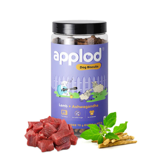 Applod Lamb Dog Biscuit With Ashwagandha - Zigly