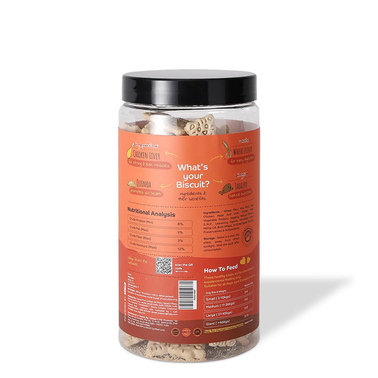 Applod Chicken Liver Dog Biscuit With Quinoa  - Zigly