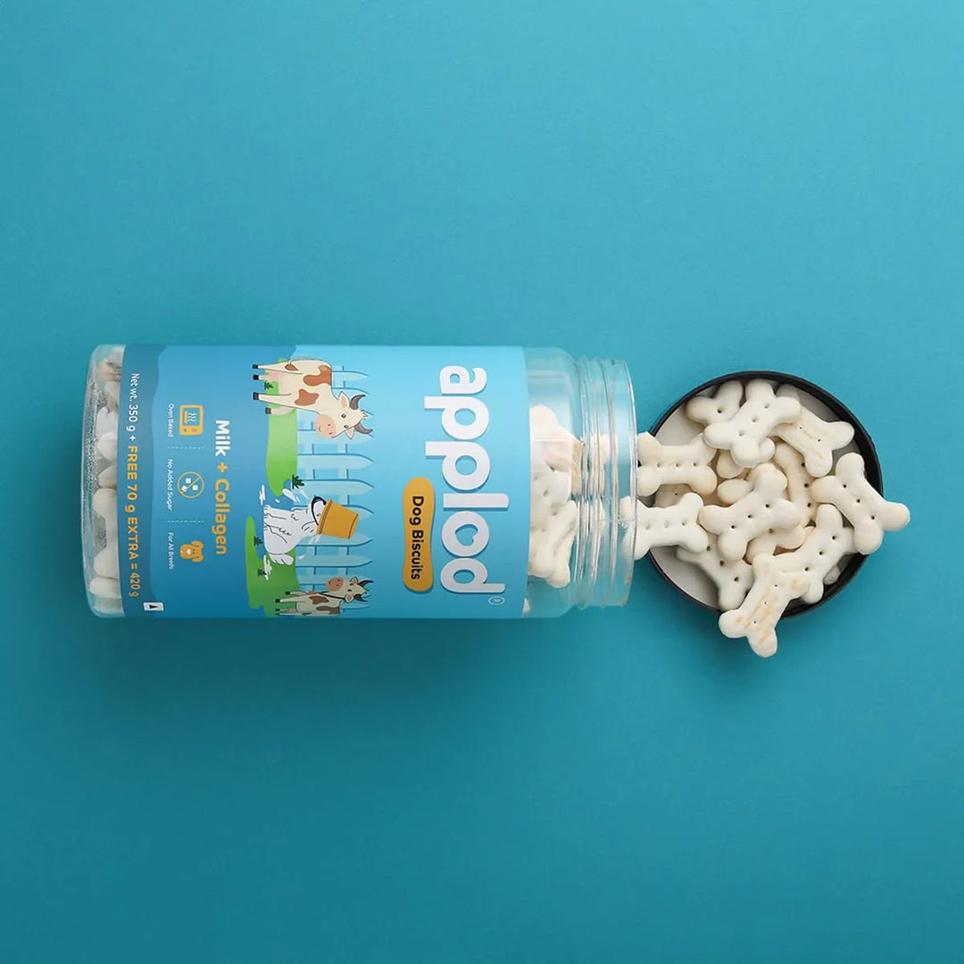 Applod Milk Puppy Biscuit With Collagen - Zigly