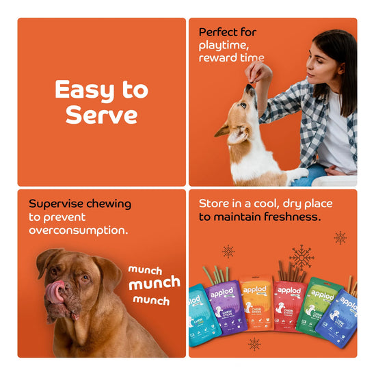 Applod Soft Carrot Chew Sticks Dog Treat - 70g - Zigly