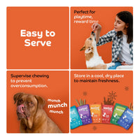 Applod Soft Carrot Chew Sticks Dog Treat - 70g - Zigly