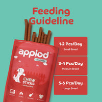 Applod Soft Liver Chew Sticks Dog Treat - 70g - Zigly