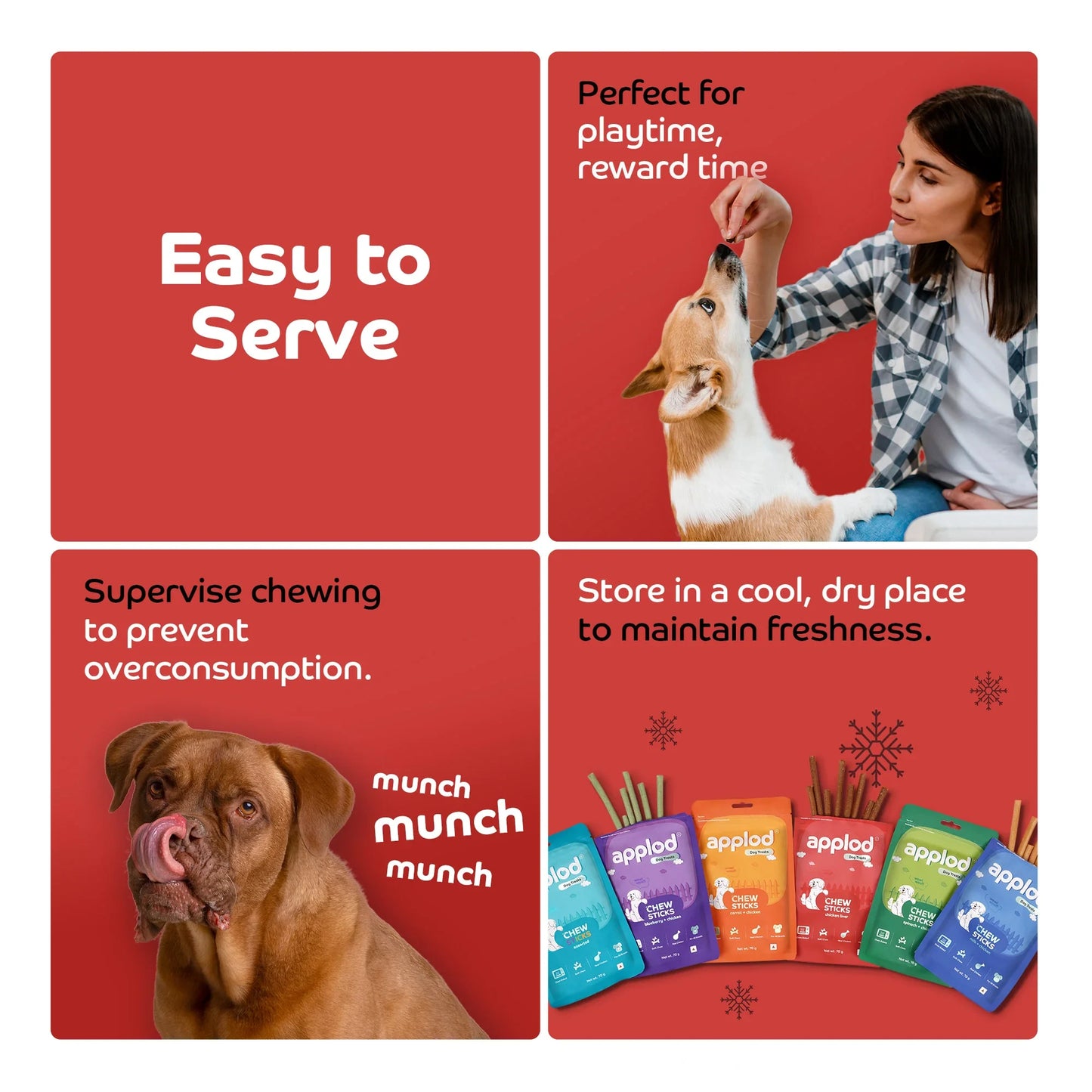 Applod Soft Liver Chew Sticks Dog Treat - 70g - Zigly