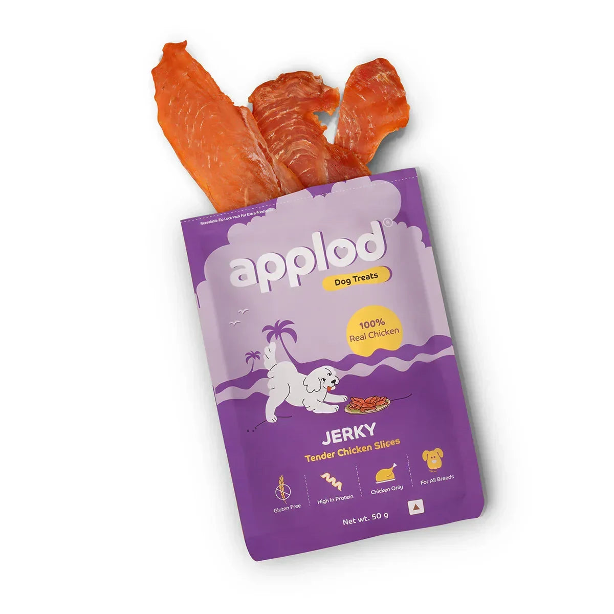 Applod Tender Chicken Slices Dog Treat - 20g (Sample) - Zigly