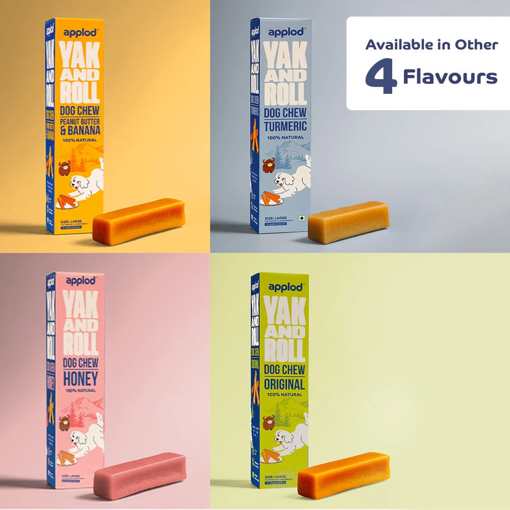 Applod Pumpkin & Carrot Yak Chew for Dogs - Zigly
