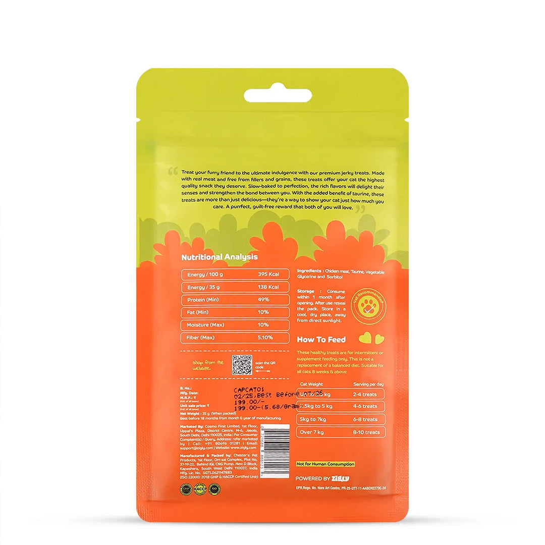 Applod Chicken Shreds Soft Cat Treat - 35g - Zigly