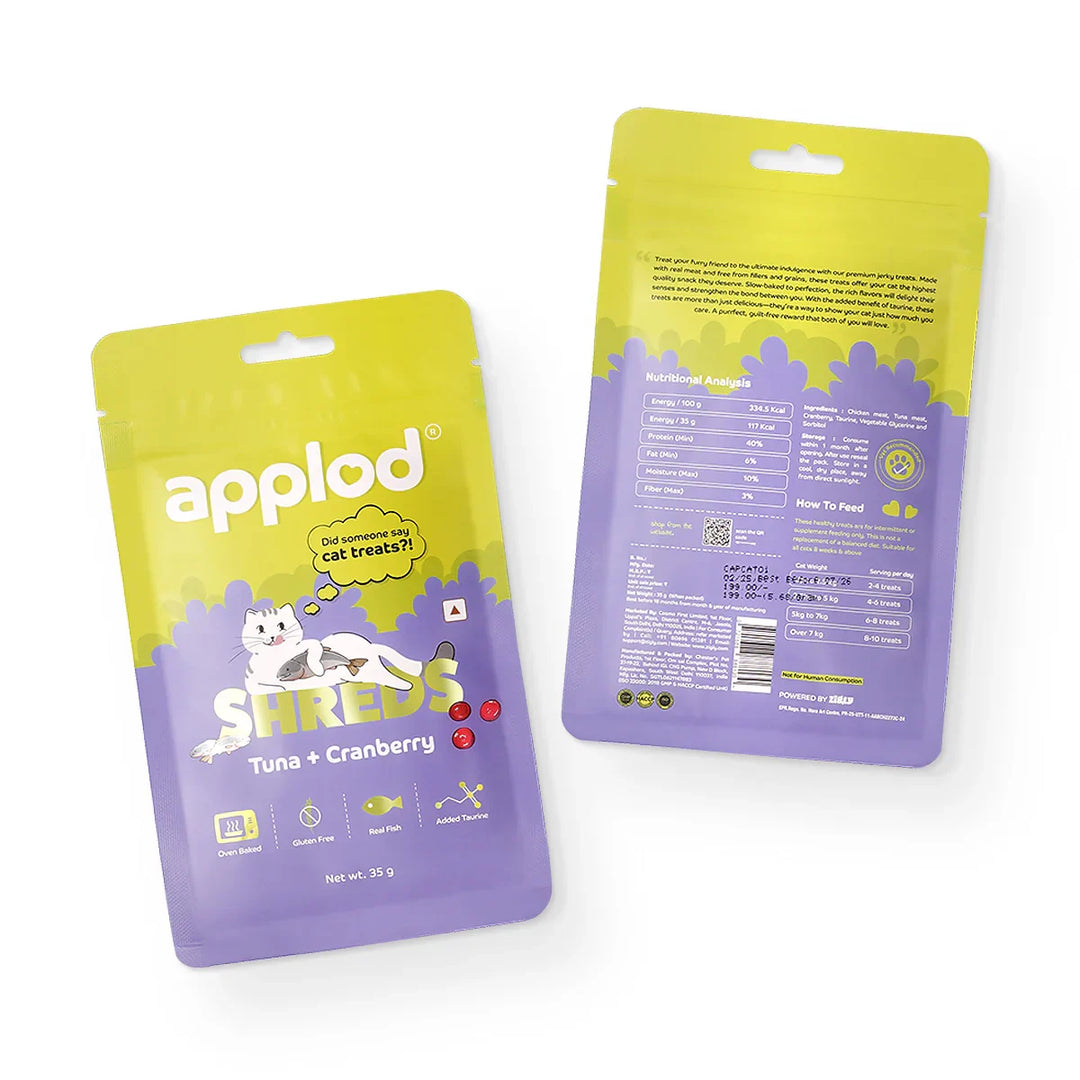 Applod Tuna with Cranberry Cat Treat - 35g - Zigly
