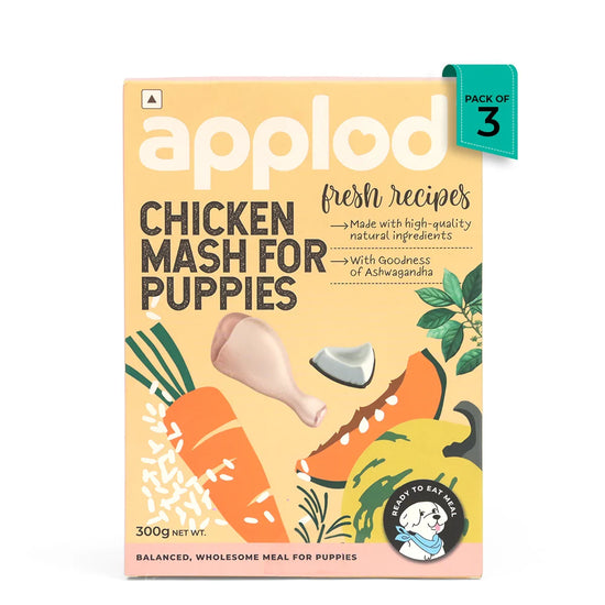Applod Chicken Mash For Puppies Fresh Dog Food