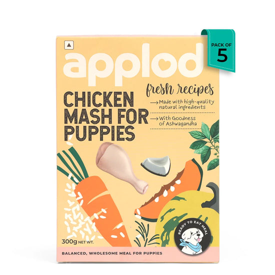 Applod Chicken Mash For Puppies Fresh Dog Food