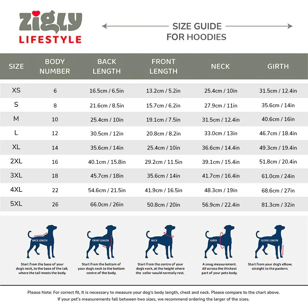 ZL Sandy Vibrant Warmer Hoodie for Dogs - Zigly