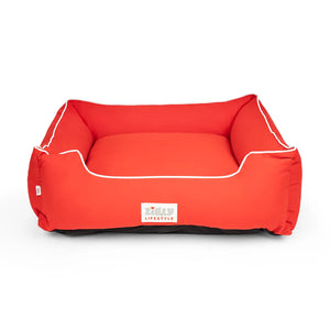 Zl Ultra Soft Red Lounger Bed For Dogs - Zigly