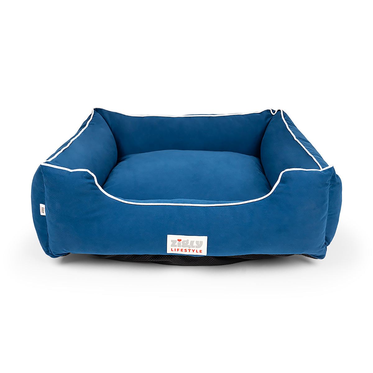 Zl Ultra Soft Navy Lounger Bed For Dogs - Zigly
