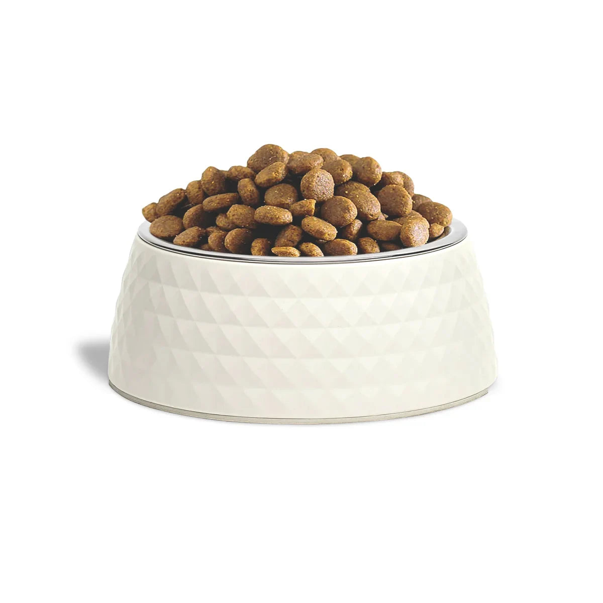 ZL Retro Pyramid Jasmine Melamine Dog Bowl - Zigly