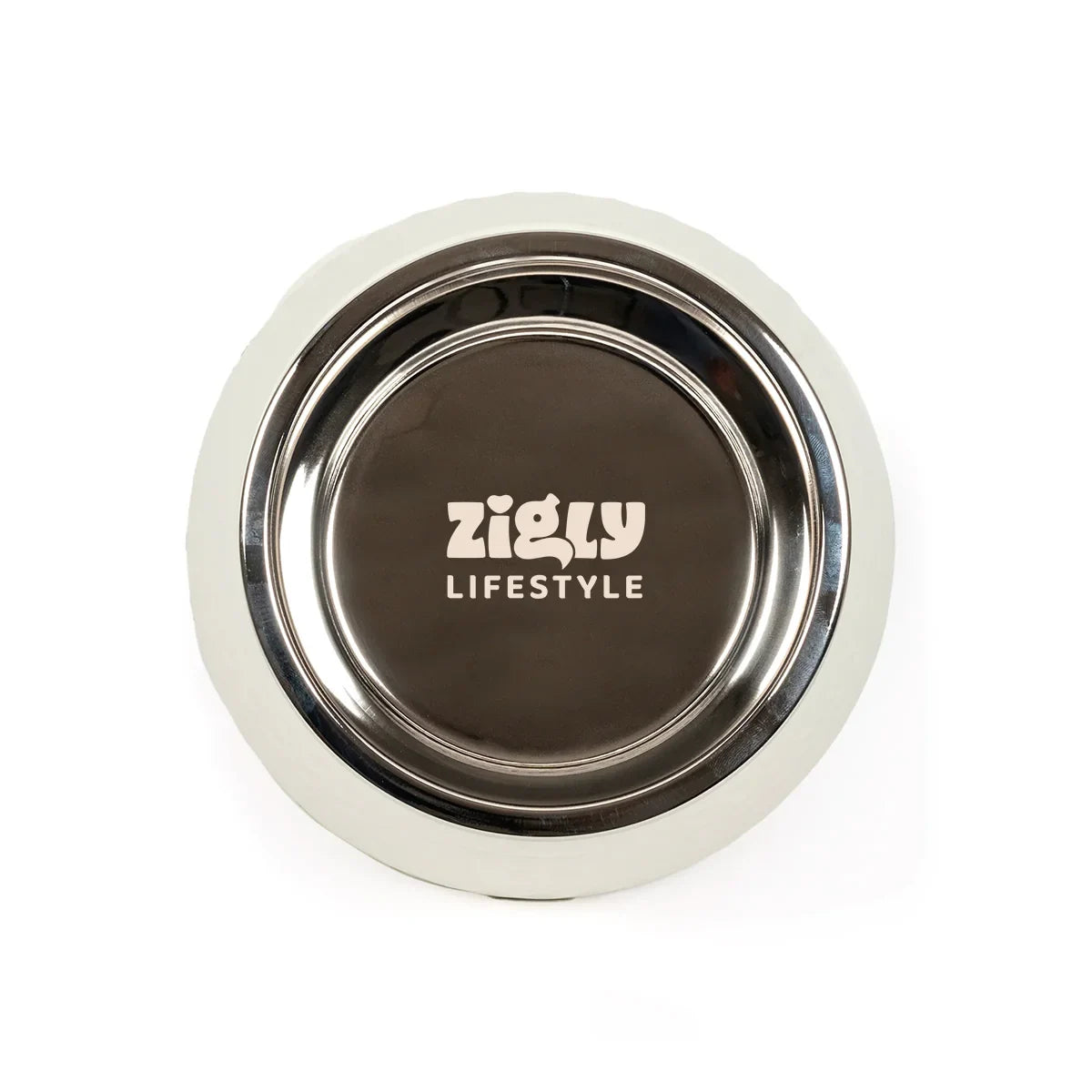 ZL Retro Pyramid Jasmine Melamine Dog Bowl - Zigly