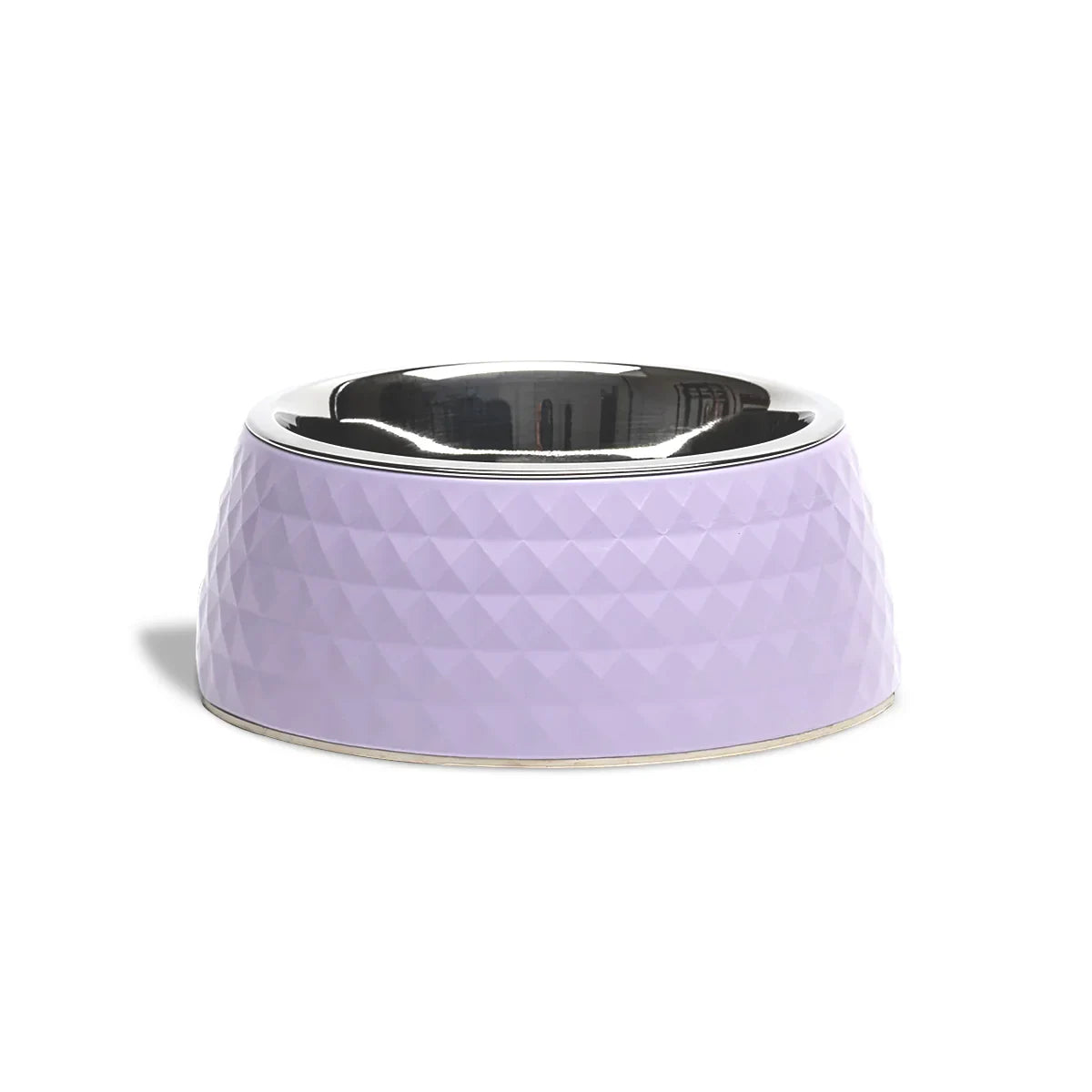 ZL Retro Pyramid Lavender Melamine Dog Bowl - Zigly