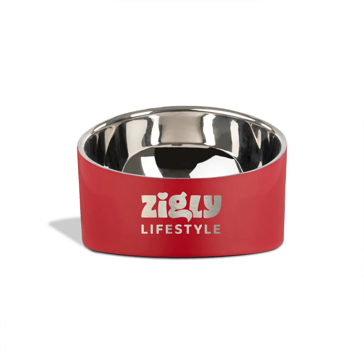 ZL Ultimate Double Walled Cat Bowl  Red  - Zigly