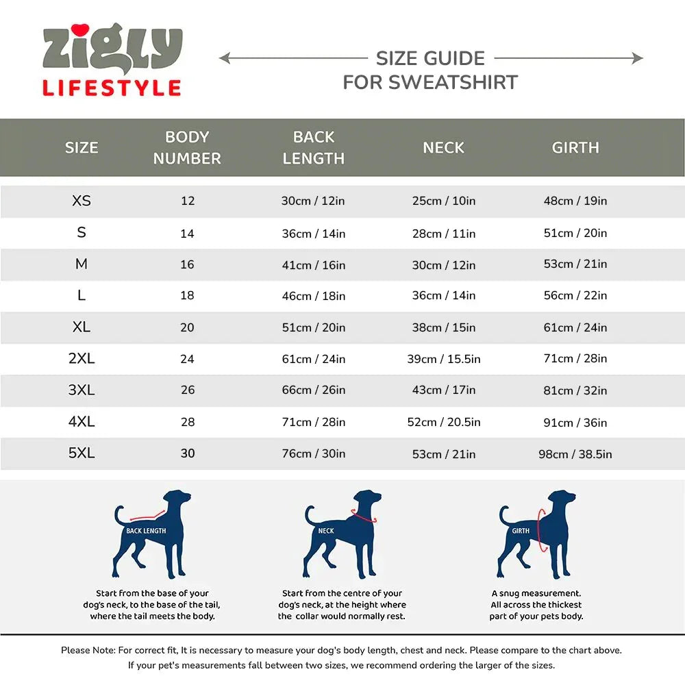 ZL Winterized DuoTone Dog Sweatshirt Orange - Zigly