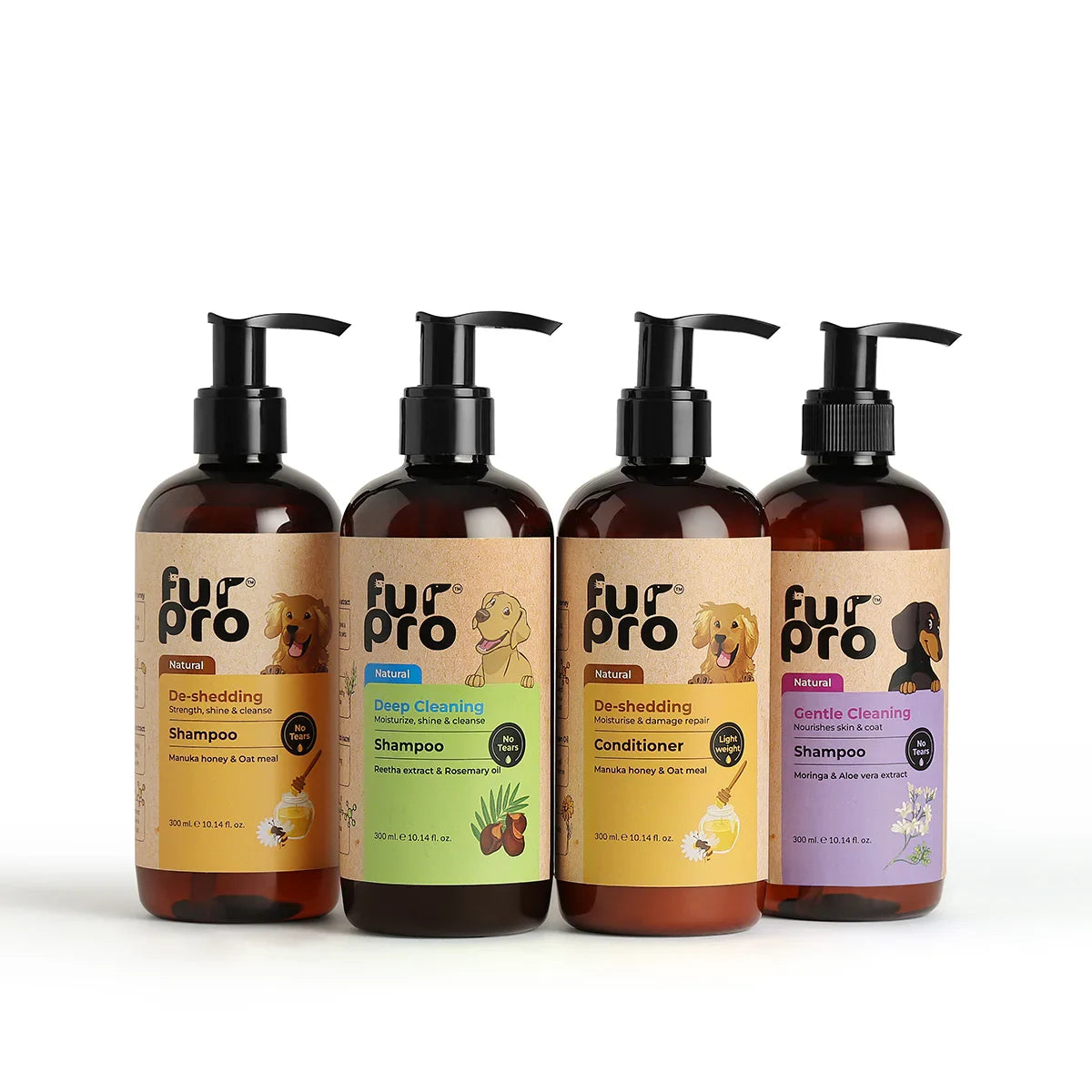 Furpro De-Shedding Dog Shampoo - 300ml  - Zigly
