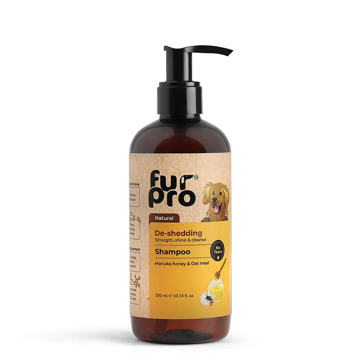 Furpro De-Shedding Dog Shampoo - 300ml  - Zigly