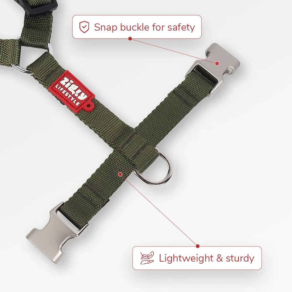 ZL Classic H Harness Olive Green - Zigly