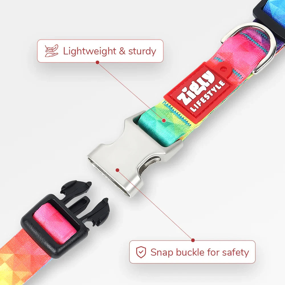 ZL Rainbow Dog Collar - Zigly