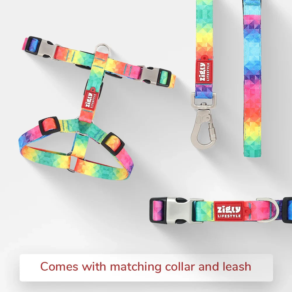 ZL Rainbow Dog Harness - Zigly