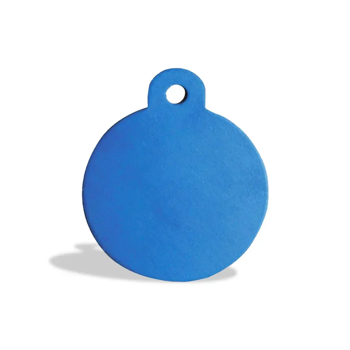 Zigly Personalised Dog & Cat Name Tag Blue- Round Large - Zigly