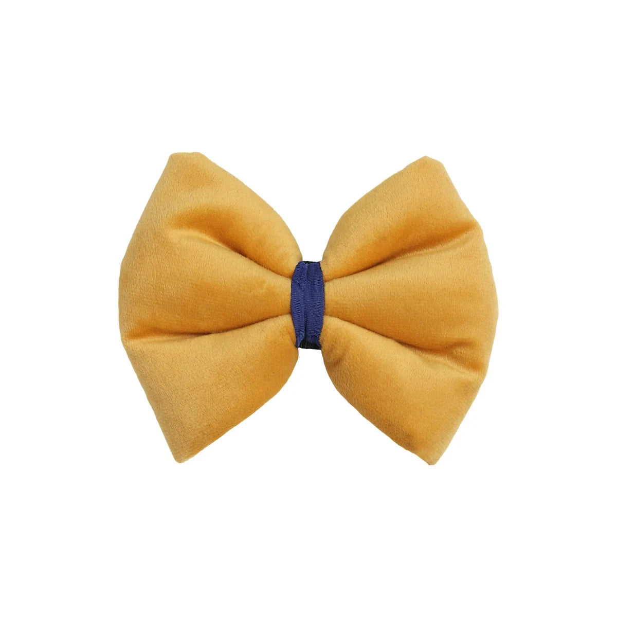 Beboji Creamy Mustard Neck Tie | Detachable & Adjustable Pet Dog Bow Tie - Zigly