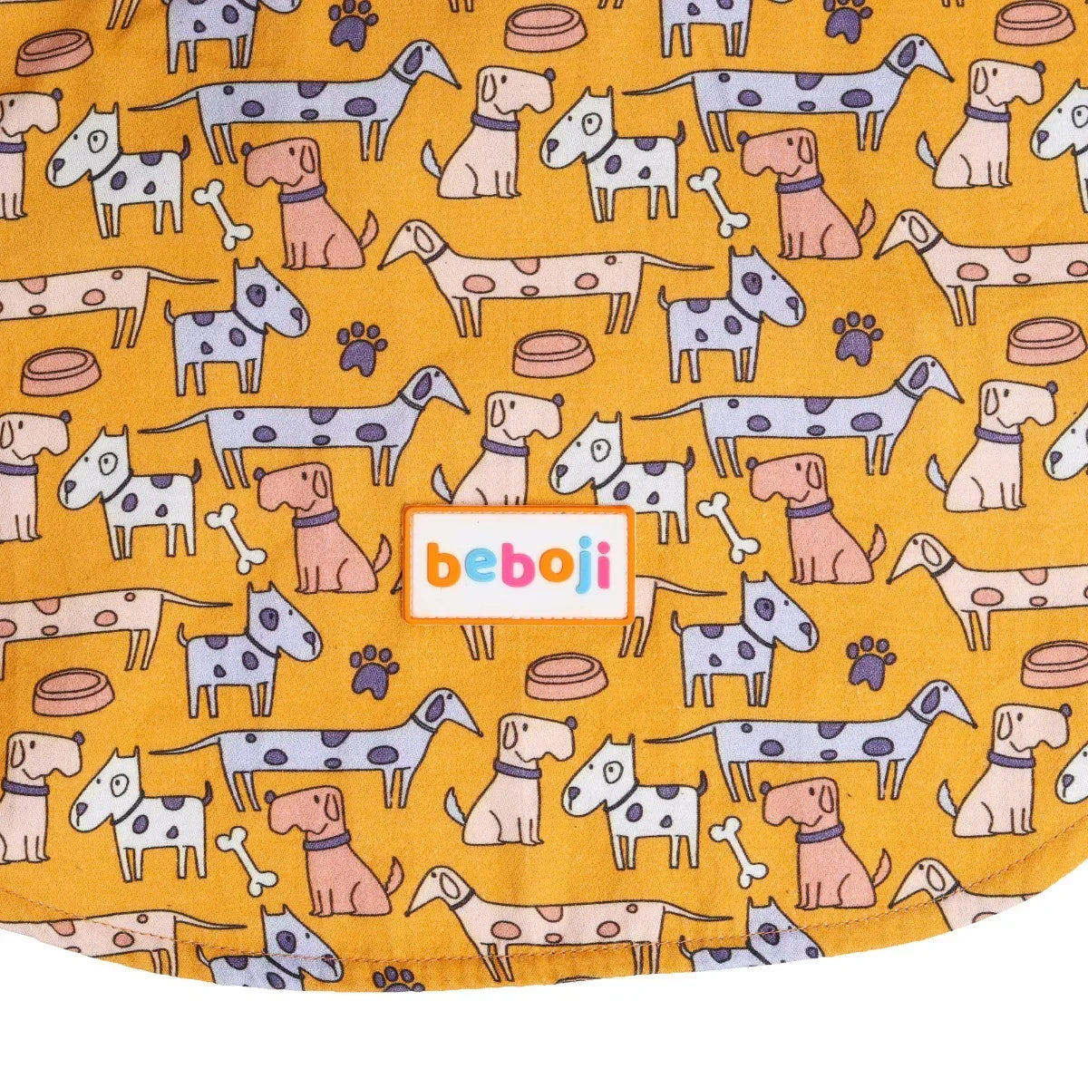 beboji Pack Of Dogs Orange Collar Shirt - Zigly