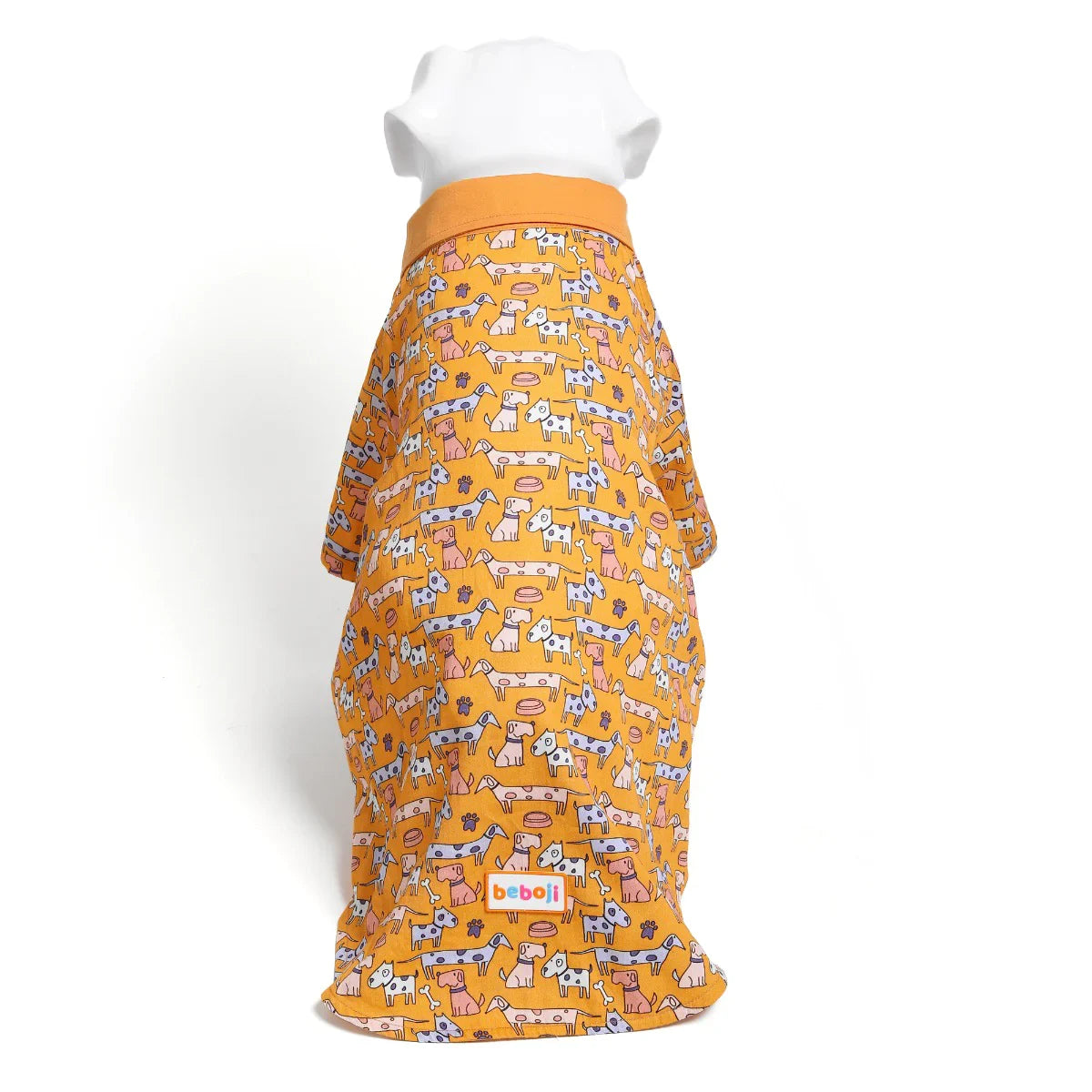beboji Pack Of Dogs Orange Collar Shirt - Zigly