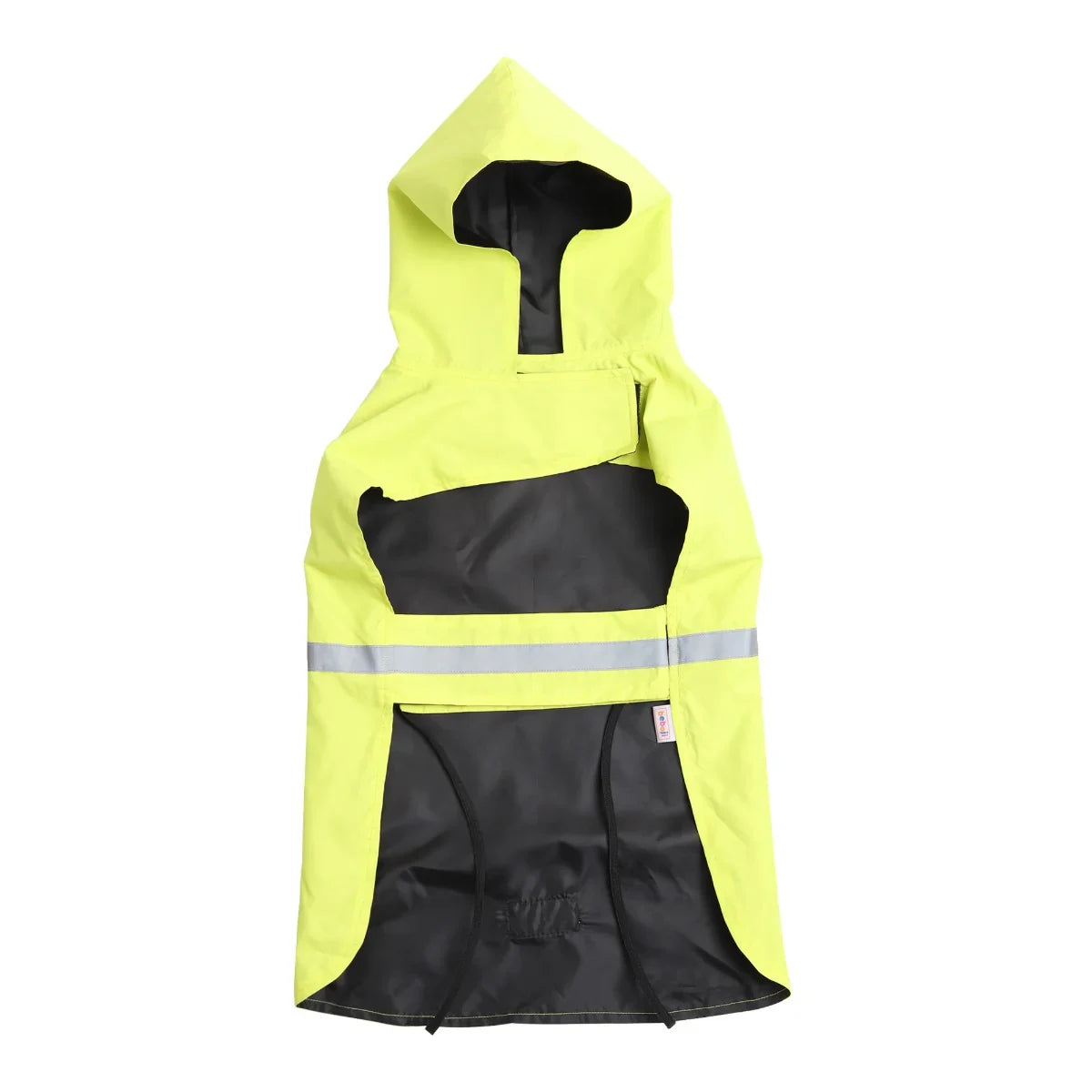 beboji Reflective Raincoat for Dogs with Hoodie -Green-S - Zigly
